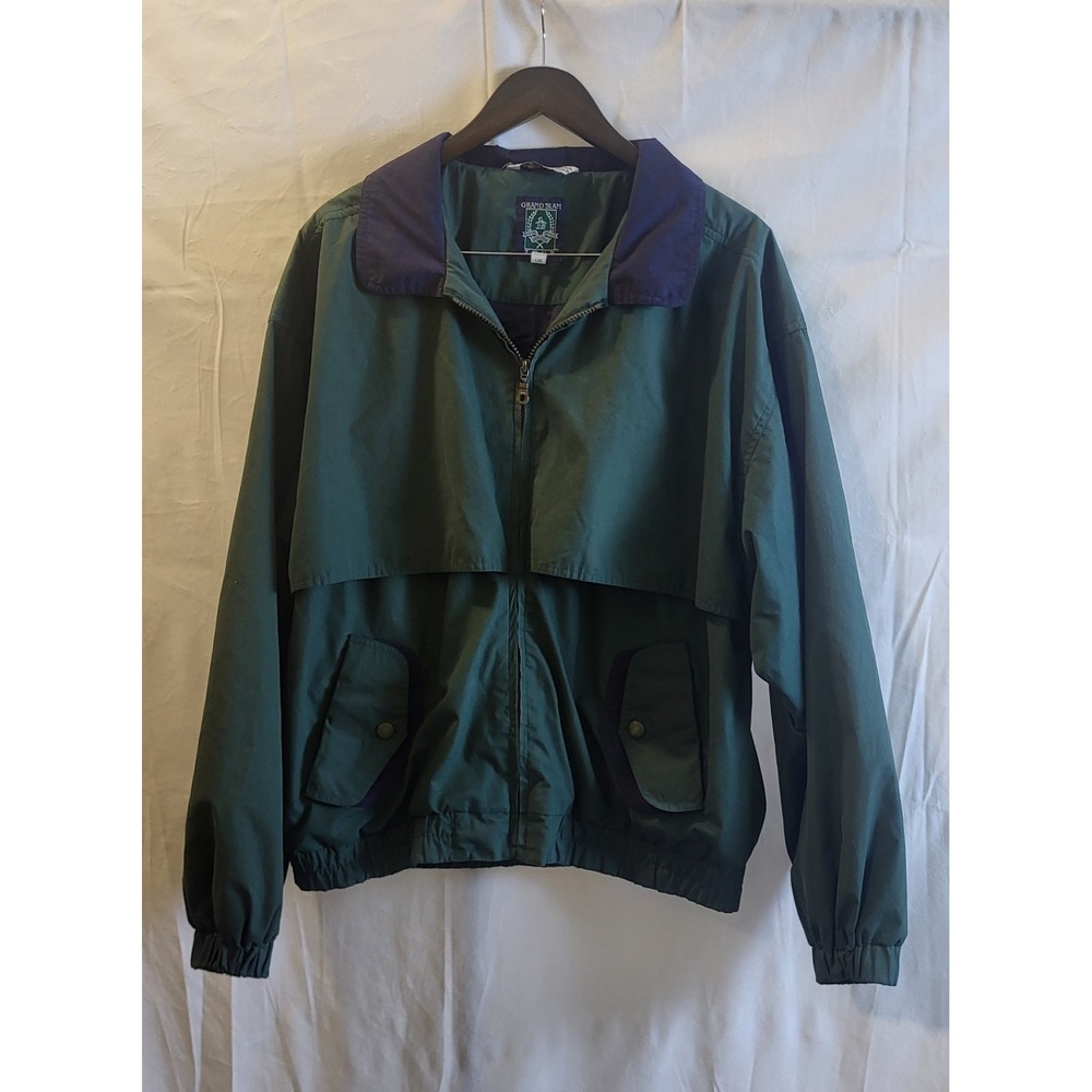 Vintage‎ Grand Slam Tour, Penguin, 80's Men's Jacket, Green/Blue, Size L